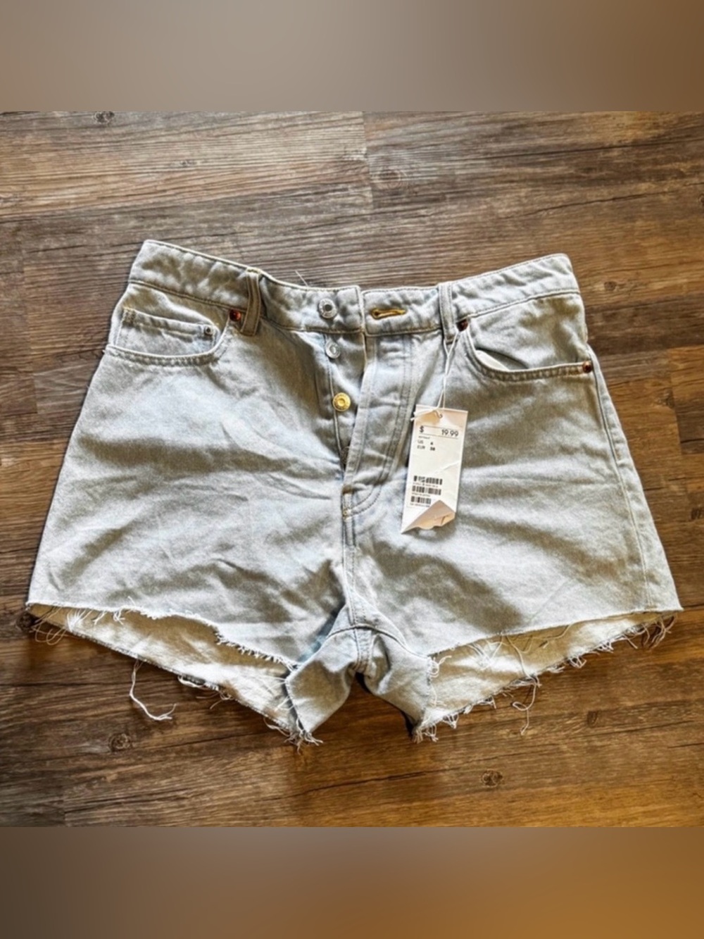 H&M Cut Off Jean Shorts Size 6